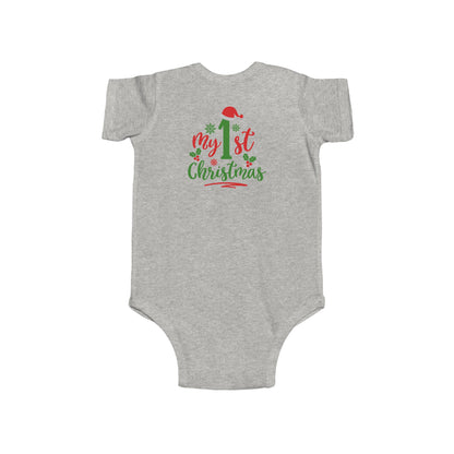 My 1st Christmas Baby Bodysuit — Infant Holiday Onesie