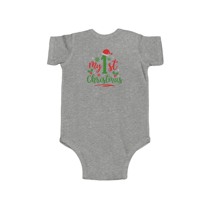 My 1st Christmas Baby Bodysuit — Infant Holiday Onesie