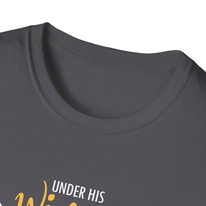 Under His Wings You Will -find Refuge Psalm 91:4 T-Shirt