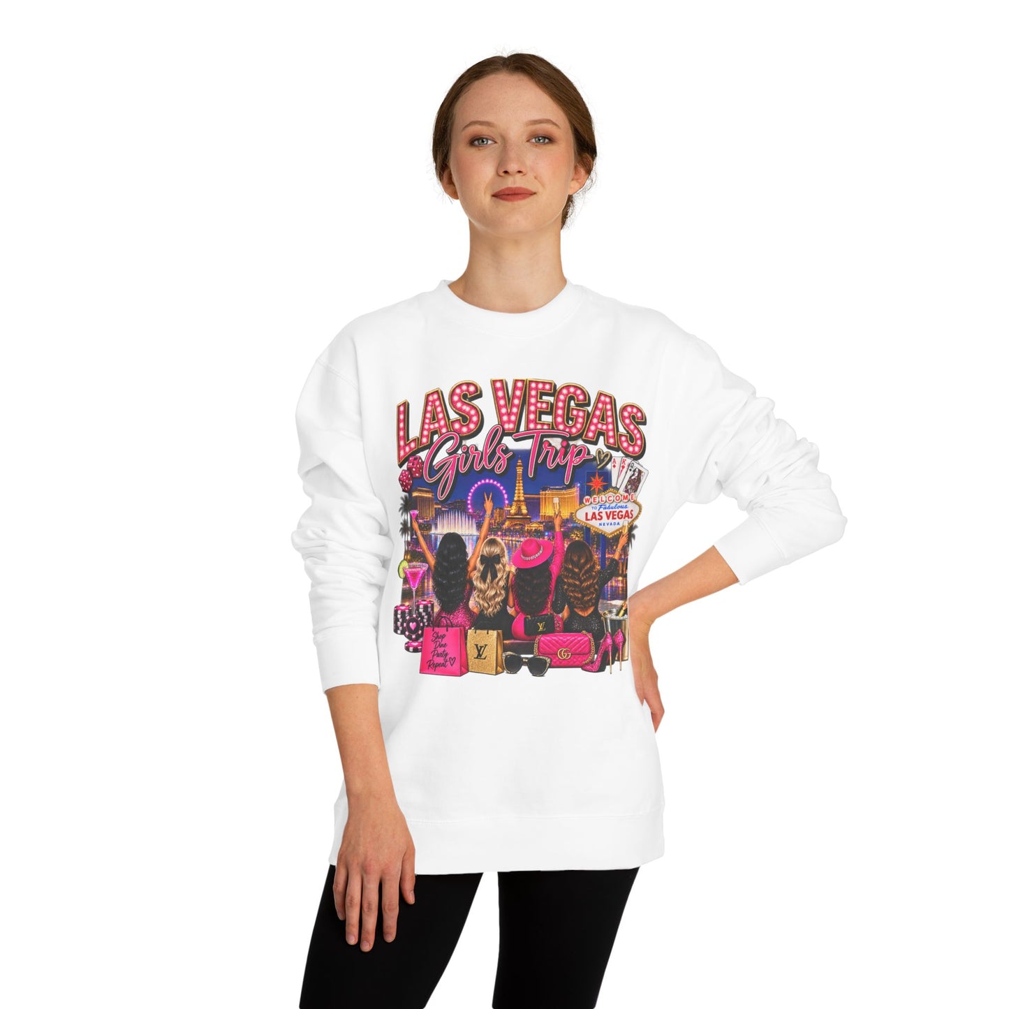 Las Vegas Girls Trip Sweatshirt — Vegas Bachelorette Party Crewneck