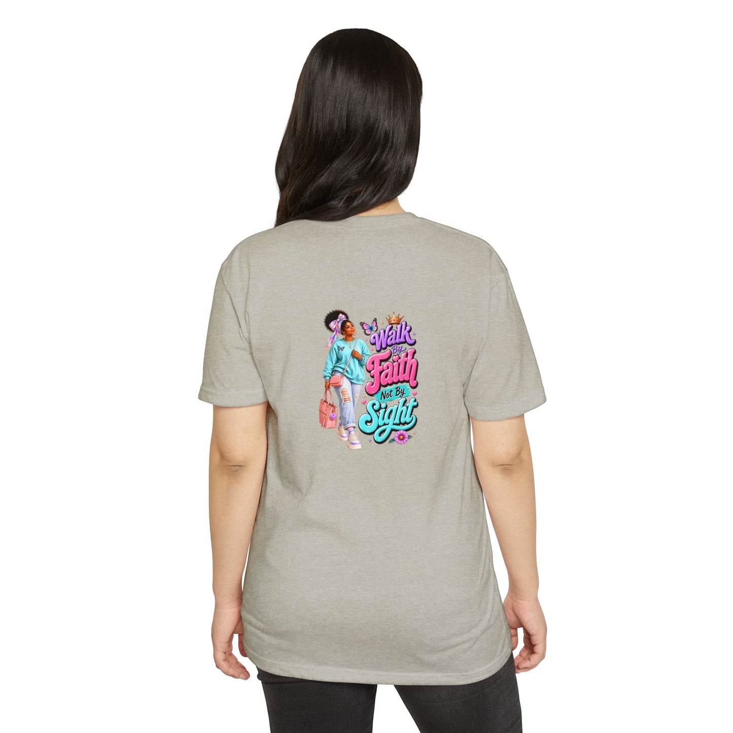 Faith Graphic T-Shirt — “Walk by Faith, Not by Sight” Inspirational Tee