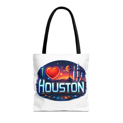 I  Houston Retro Space Tote Bag