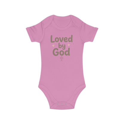 Loved by God Baby Bodysuit — Christian Infant Onesie