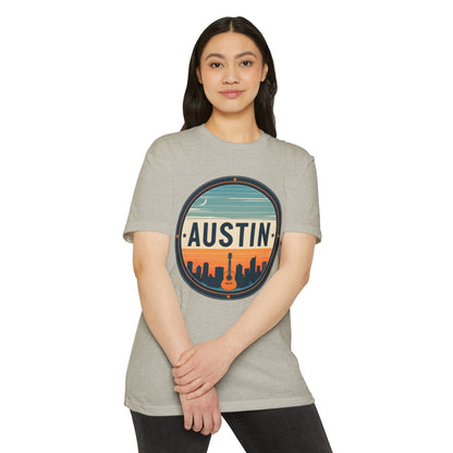 Austin Skyline Guitar T-Shirt