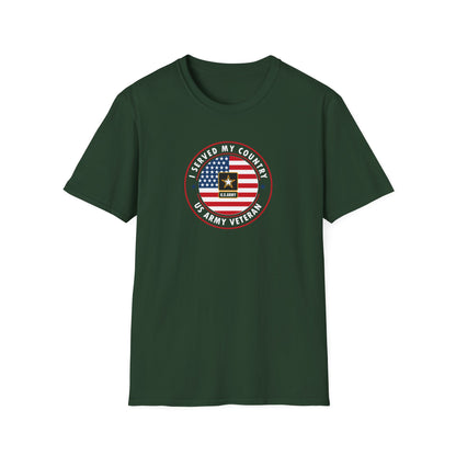 I Served My Country U.S. Army Veteran T‑Shirt