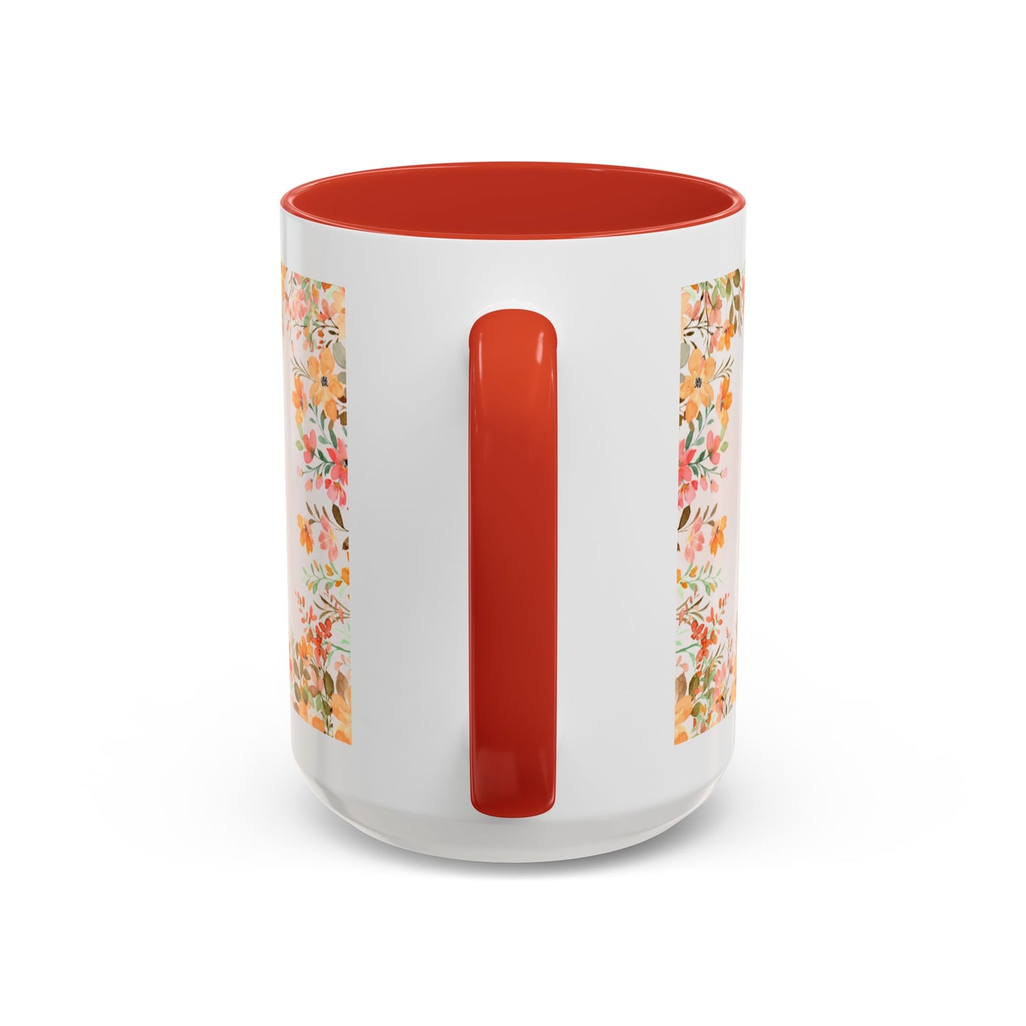 Life Began With You Mom Floral Accent Coffee Mug