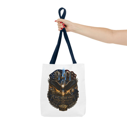 9/11 Memorial Eagle Tote Bag – Never Forget Tribute Tote