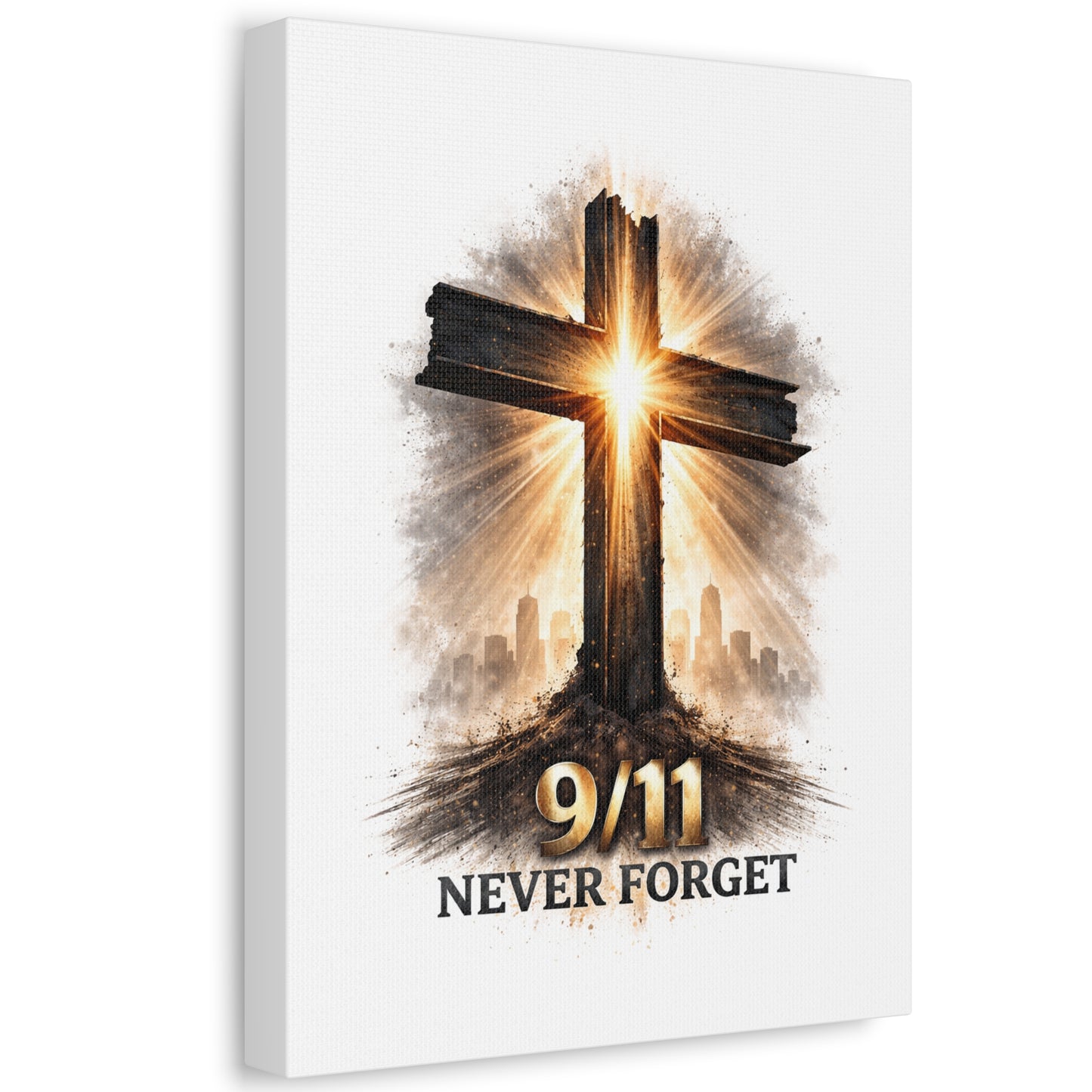 9/11 Never Forget Canvas Wall Art