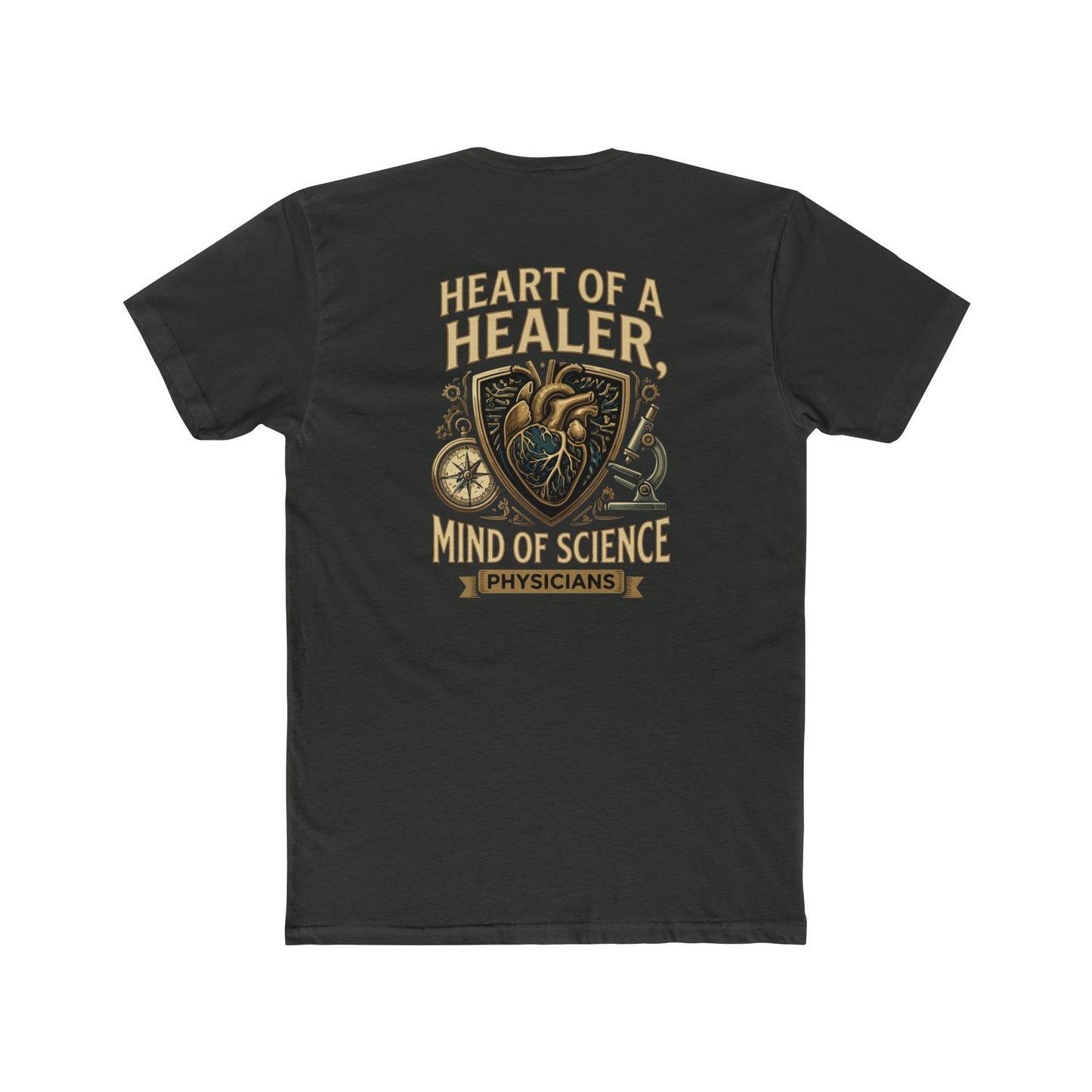 Physician T-Shirt — "Heart of a Healer, Mind of Science" Medical Tee