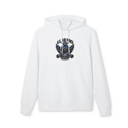 U.S. Air Force Crest Hoodie — "Defend, Protect, Serve" Military Emblem Pullover