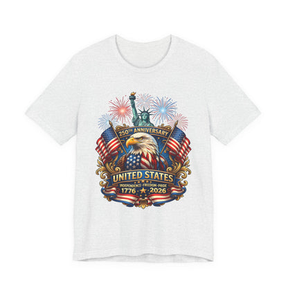 250th Anniversary United States Eagle T-Shirt – 1776–2026 Patriotic Tee