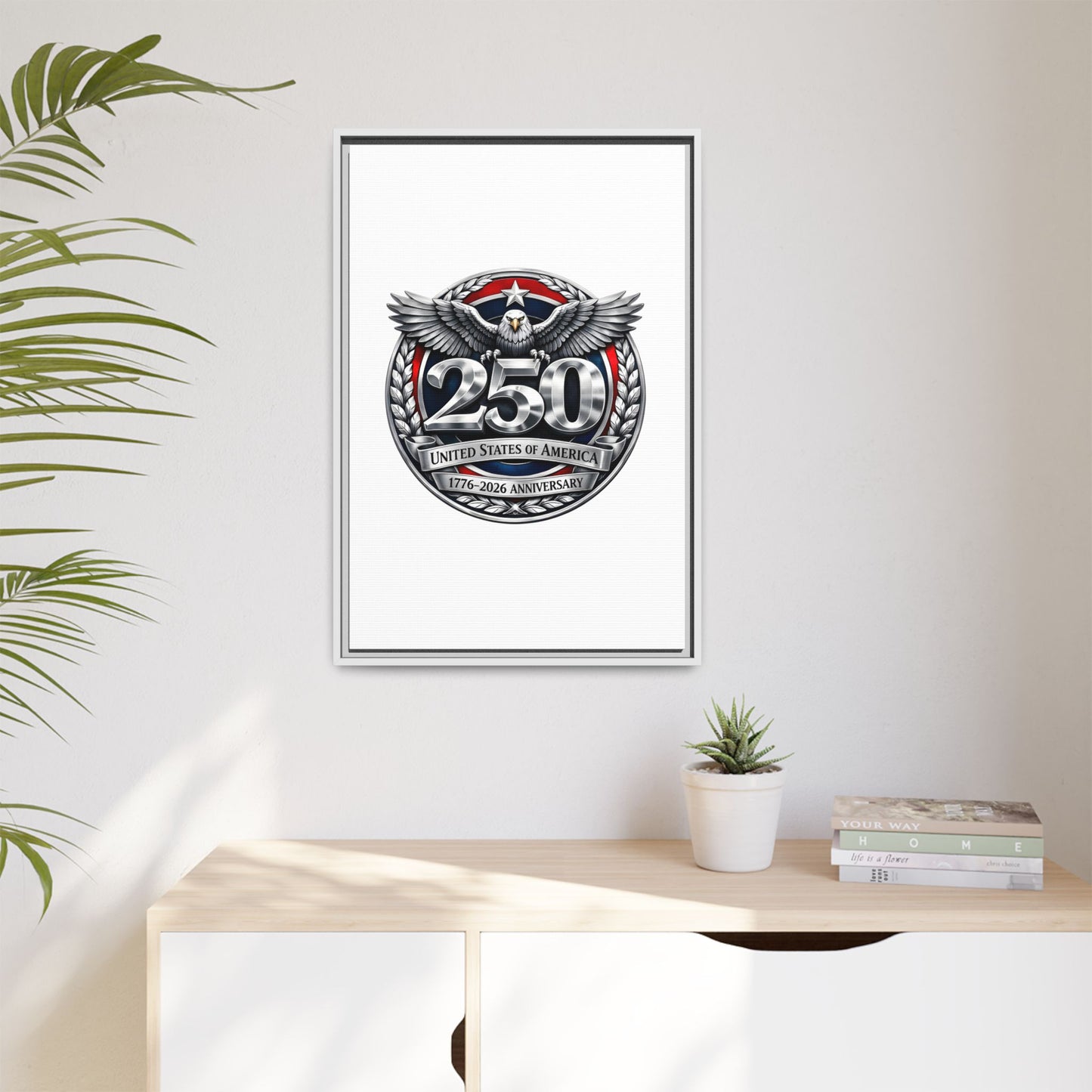 Matte Canvas, Framed (Multi-color)