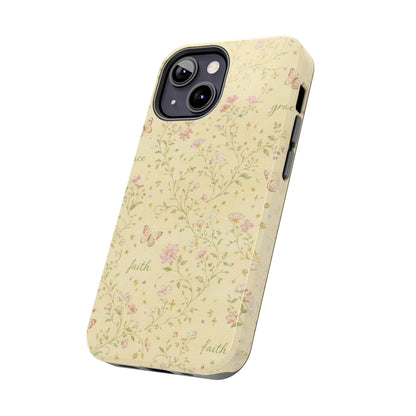 Soft Faith, Gentle Grace Phone Case | Christian floral iPhone Case
