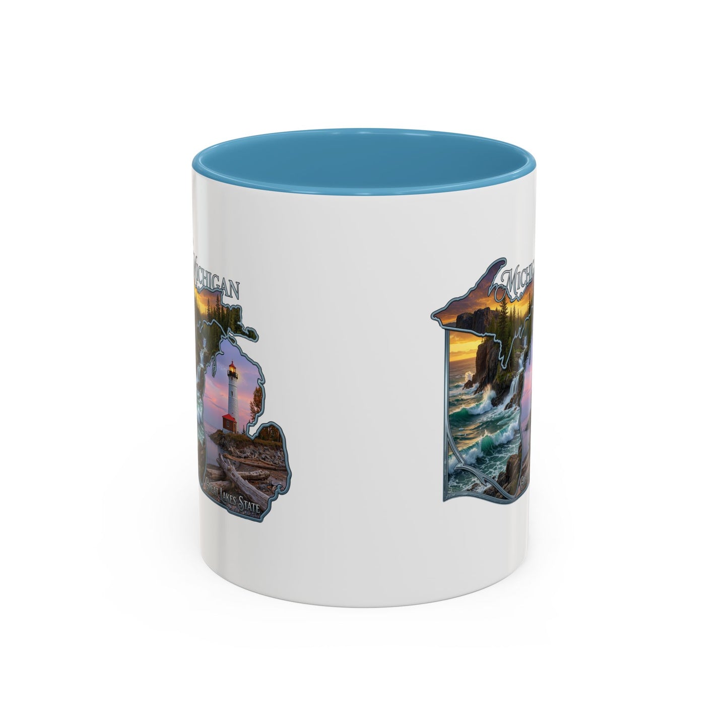 Michigan Lighthouse Coffee Mug — Scenic Great Lakes Accent Mug (11/15oz)