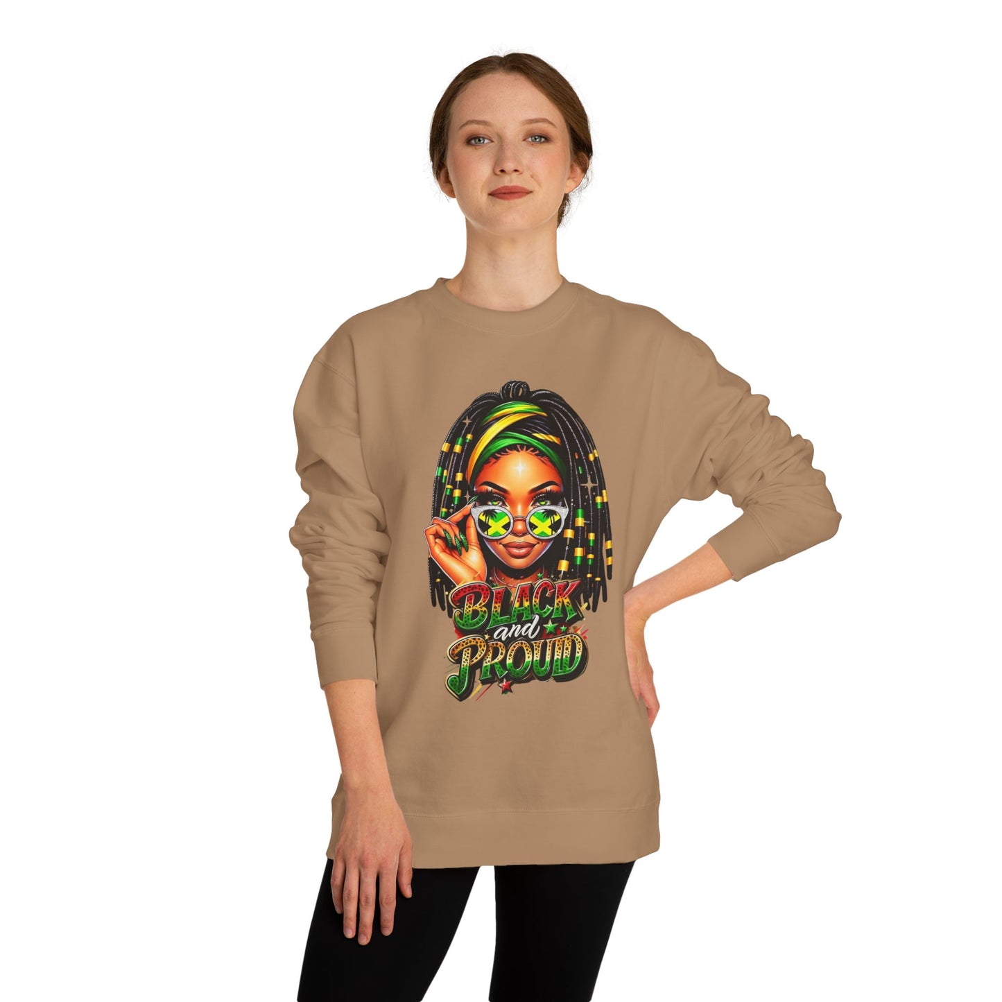 Black and Proud Crewneck Sweatshirt