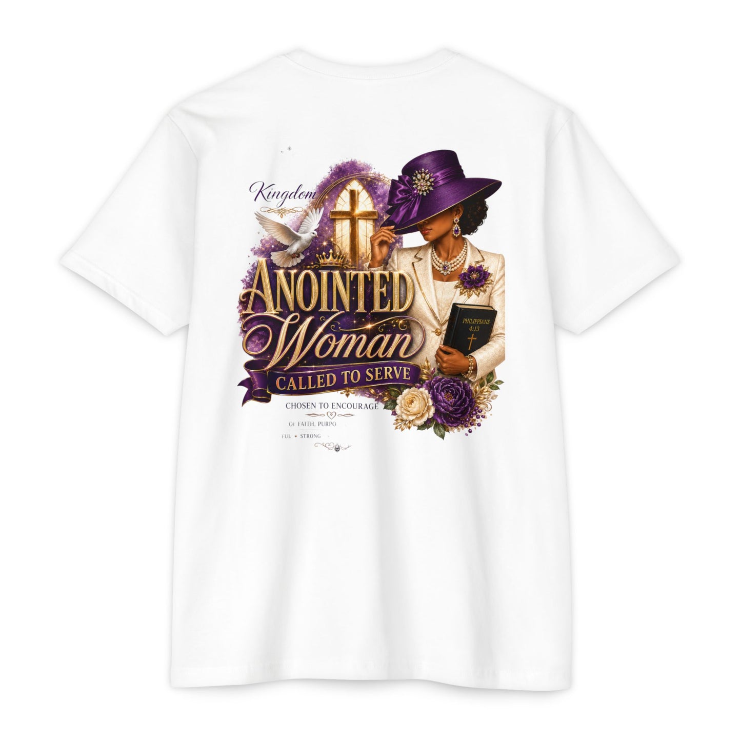 Anointed Woman T-Shirt — "Called to Serve" Christian Faith Tee