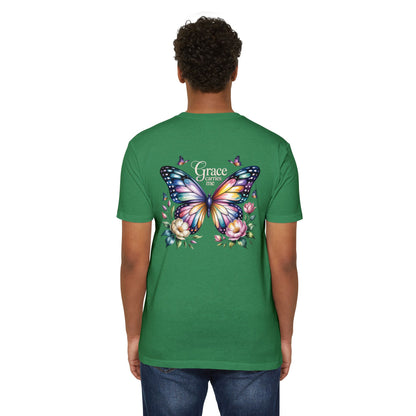 Grace Carries Me Butterfly T-Shirt