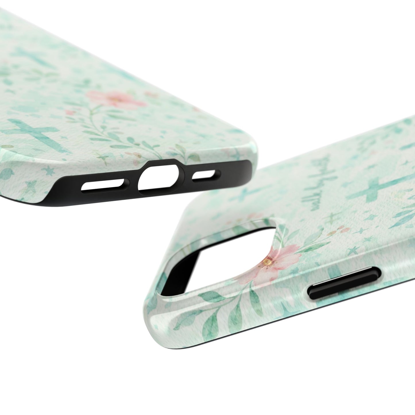 Walk By Faith Phone Case | Christian floral iPhone Case