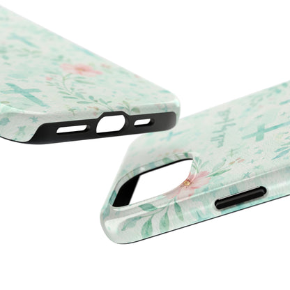 Walk By Faith Phone Case | Christian floral iPhone Case
