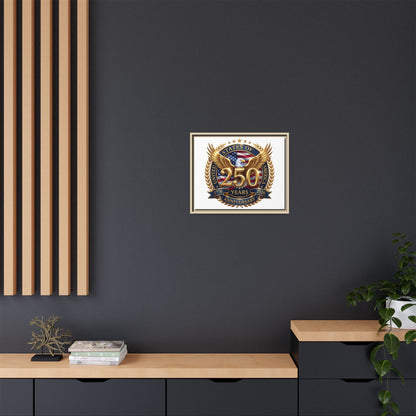 250th United States Anniversary Framed Canvas Print