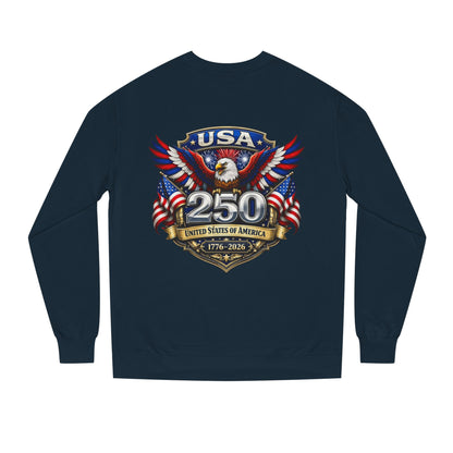 USA 250th Anniversary Eagle Sweatshirt — 1776-2026 Patriotic Crewneck