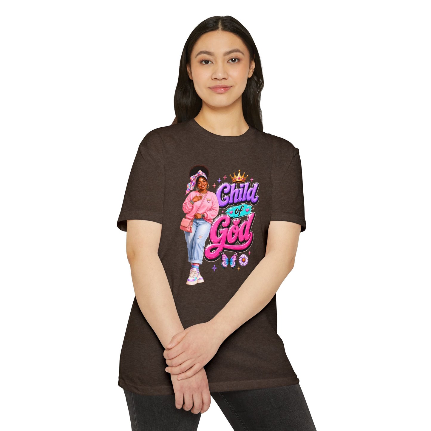 Child of God T-Shirt — Cute Pink Faith Graphic Tee for Girls