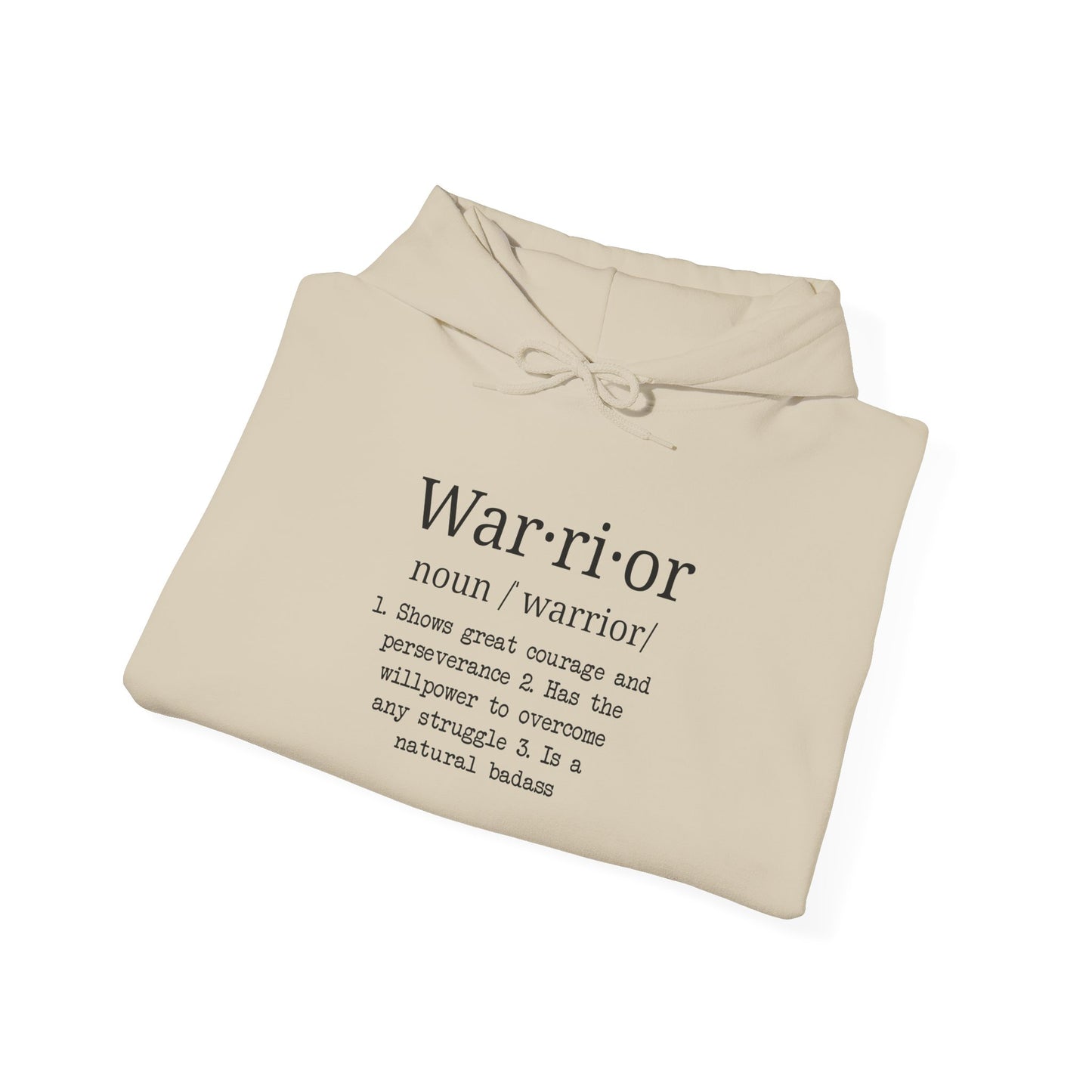 Warrior Definition Hoodie