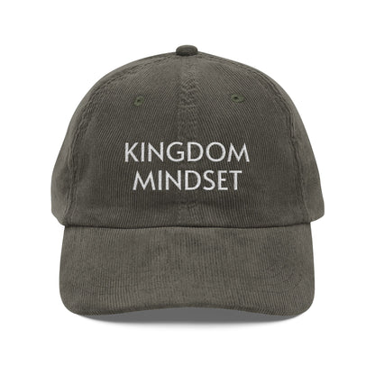 Kingdom Mindset Embroidered Corduroy Cap