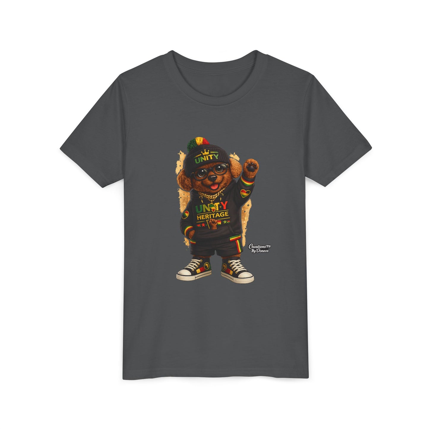 Kids Unity Heritage Tee — Youth Short Sleeve Shirt with 'Unity' Design