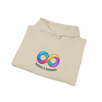 Autistic & Authentic Hoodie | neurodiversity, autistic pride