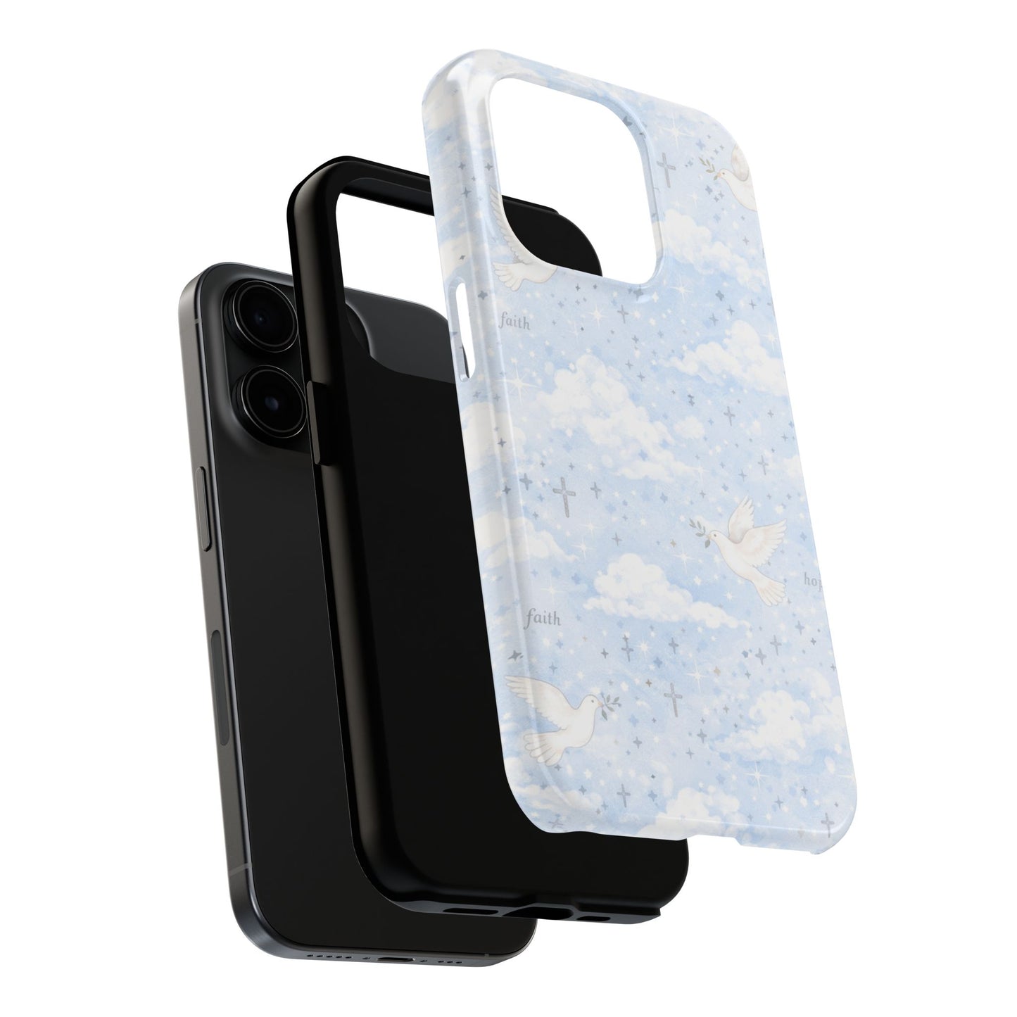 Hope Faith Phone Case | Christian floral iPhone Case
