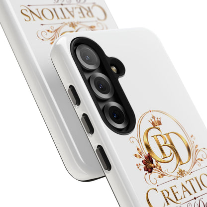BD Creations By Donece Elegant Logo Tough Phone Case — Protective iPhone Cover