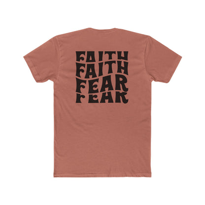 Faith Over Fear T‑Shirt — Bold Retro Typography Spiritual Tee
