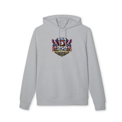 Patriotic USA 250th Anniversary Hoodie — Eagle Flag Emblem