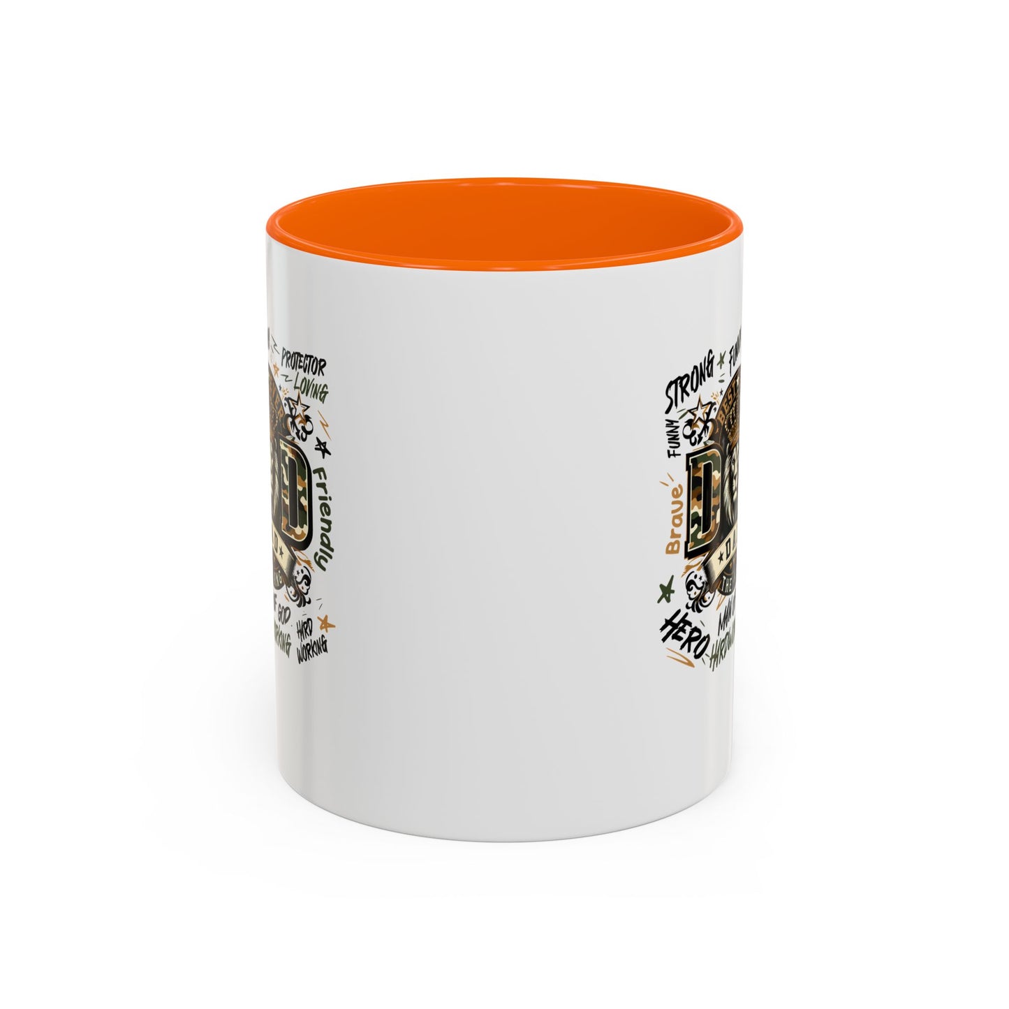 Dad King Lion Coffee Mug — 'Dad: The King' Accent 11/15oz Gift