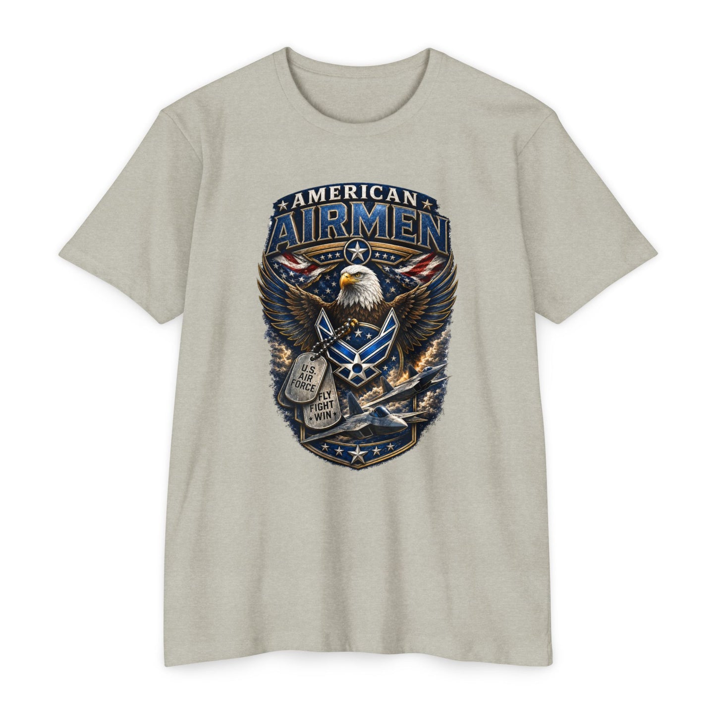 American Airmen Eagle T-Shirt — Patriotic USA Air Force Graphic Tee
