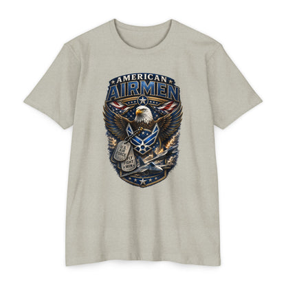 American Airmen Eagle T-Shirt — Patriotic USA Air Force Graphic Tee