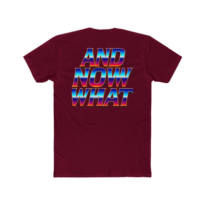 And Now What Tee — Retro Gradient Statement T-Shirt