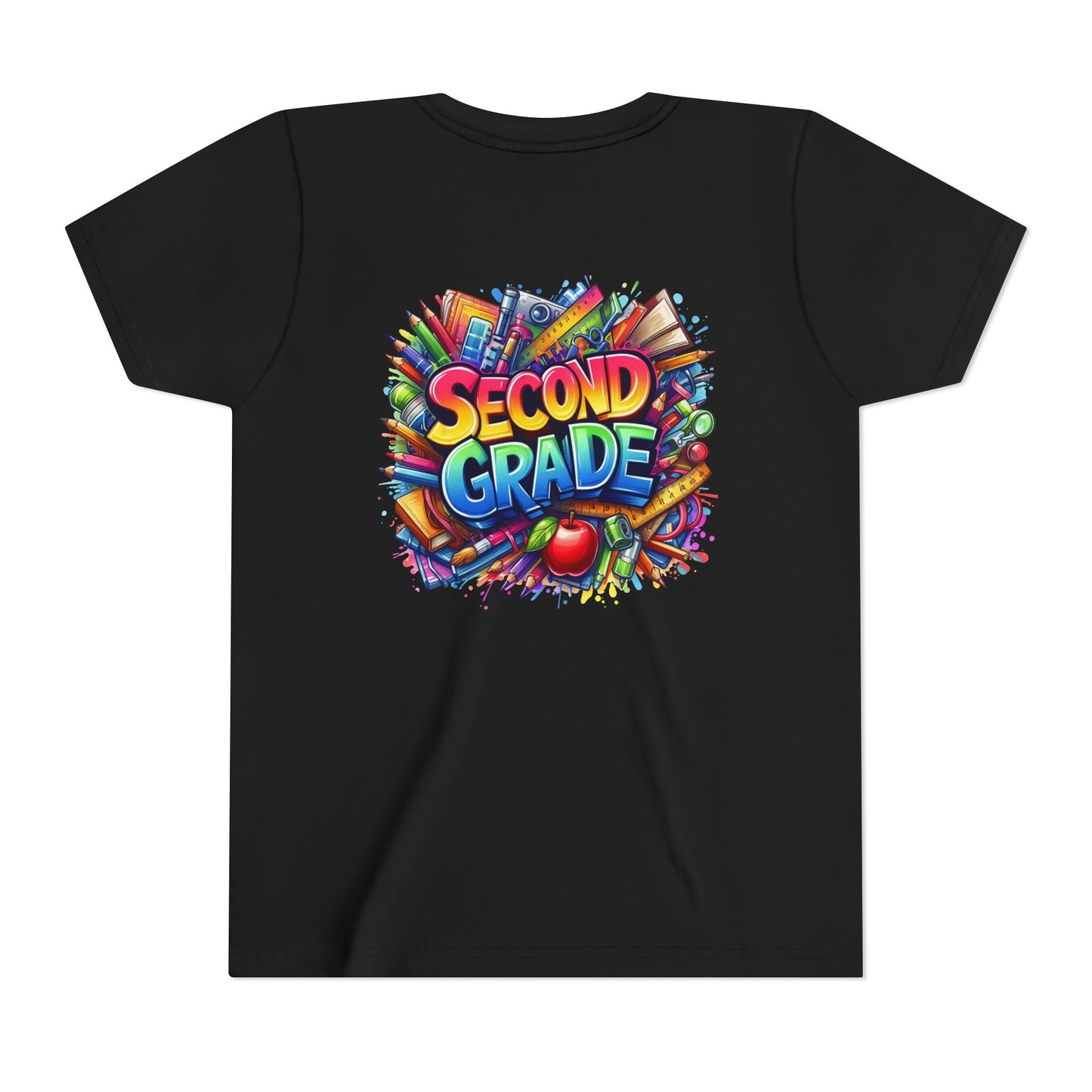 Second Grade Youth Tee — Colorful Back-to-School Kids T-Shirt