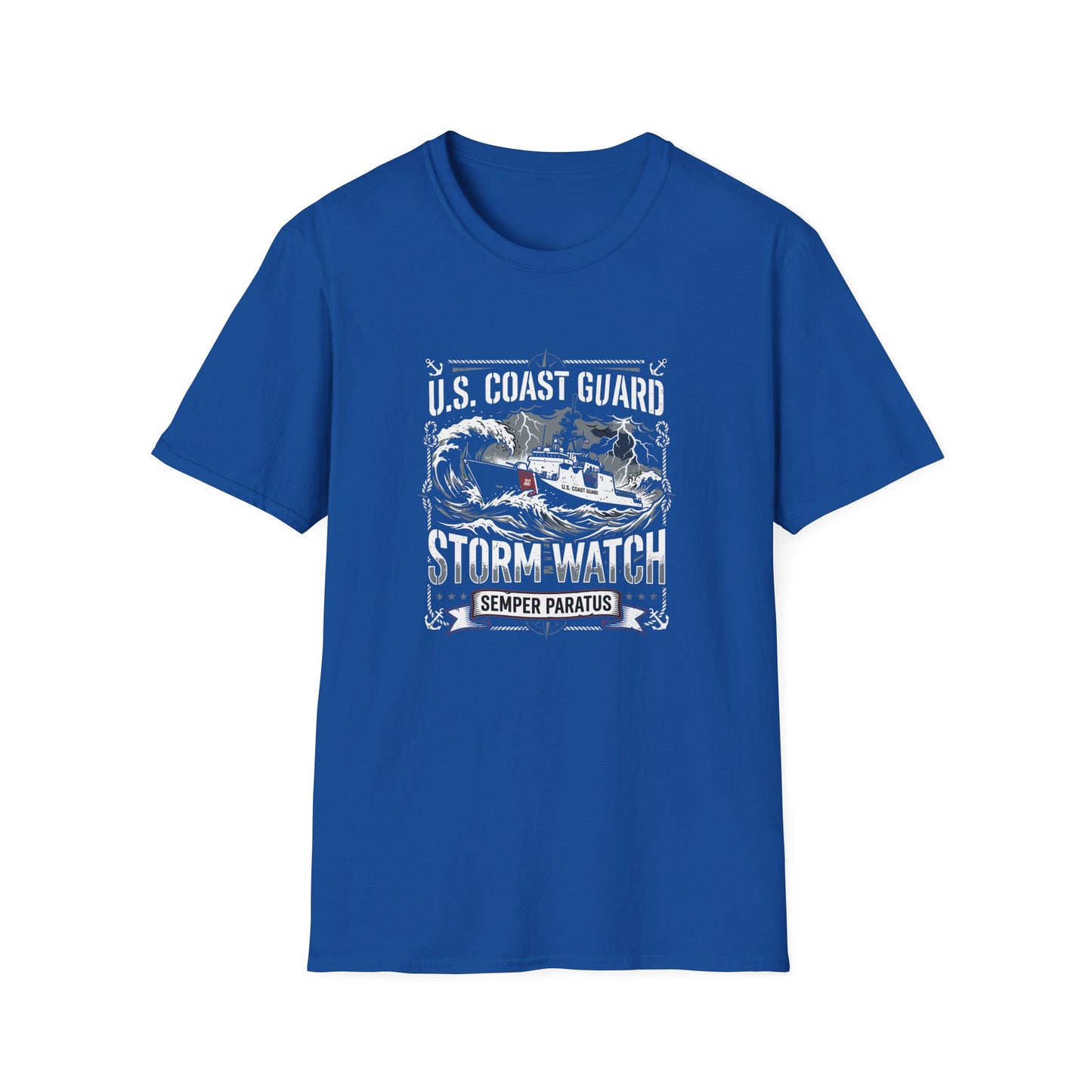 U.S. Coast Guard  Storm Watch Semper Paratus T-Shirt