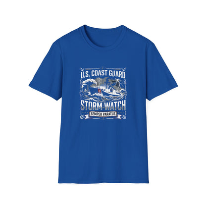 U.S. Coast Guard  Storm Watch Semper Paratus T-Shirt