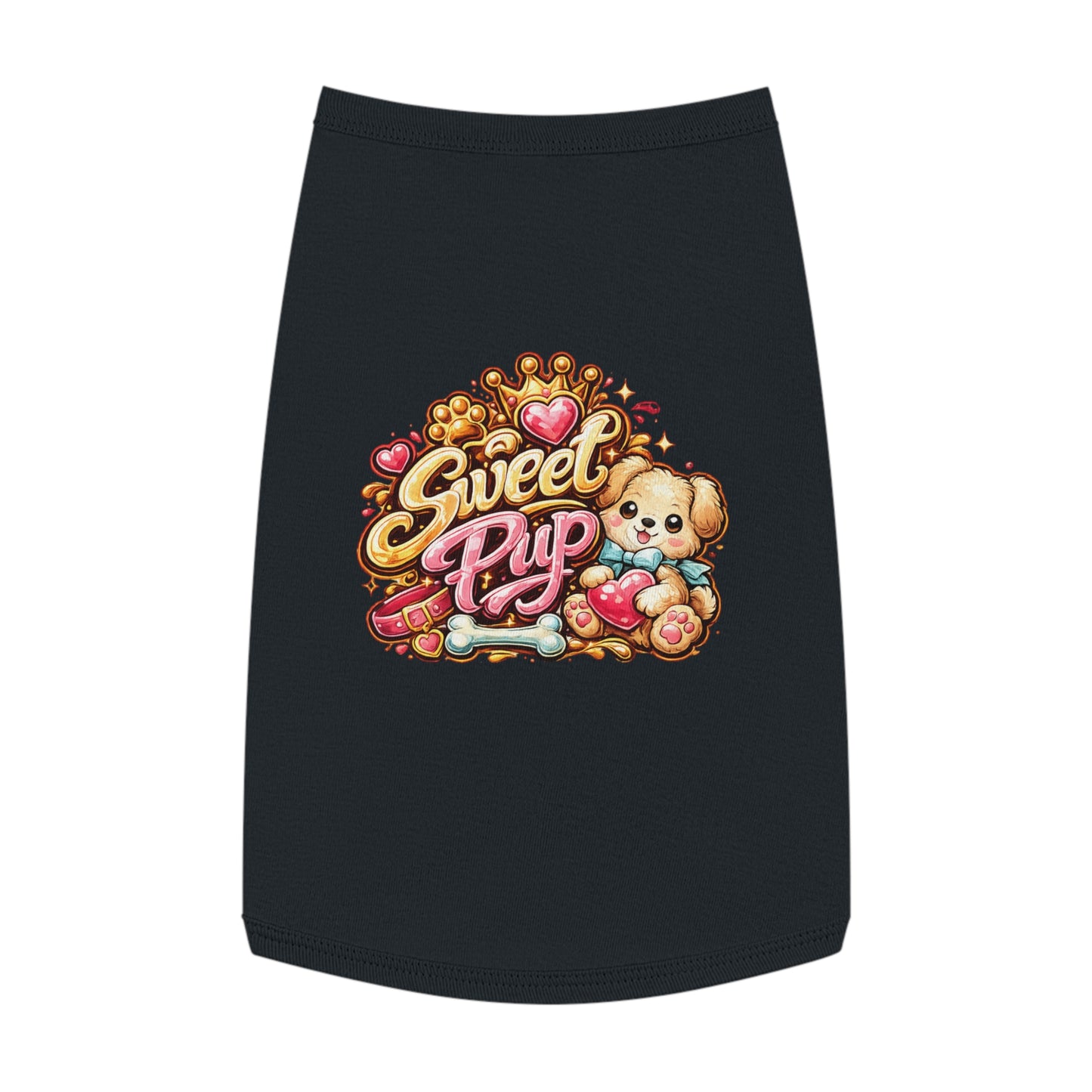 Sweet Pup Dog Tank Top — Cute Puppy Graphic Pet Tee