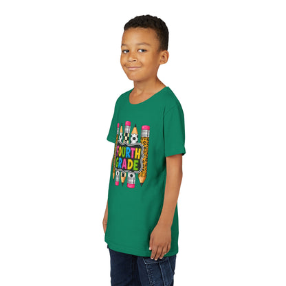 Fourth Grade Pencil Kids Tee – Back to School Youth Shirt