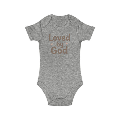 Loved by God Baby Bodysuit — Christian Infant Onesie