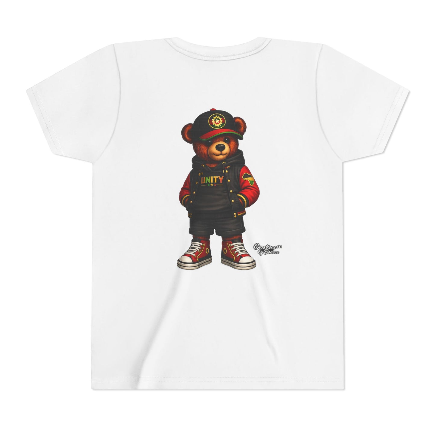 Youth Tee — 'Unity' Streetwear Teddy Bear Graphic Shirt