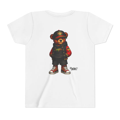 Youth Tee — 'Unity' Streetwear Teddy Bear Graphic Shirt