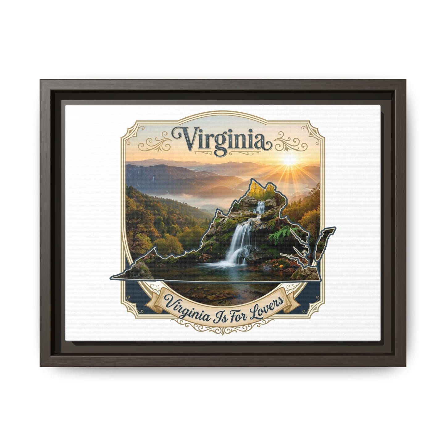 Matte Canvas, Framed (Multi-color)