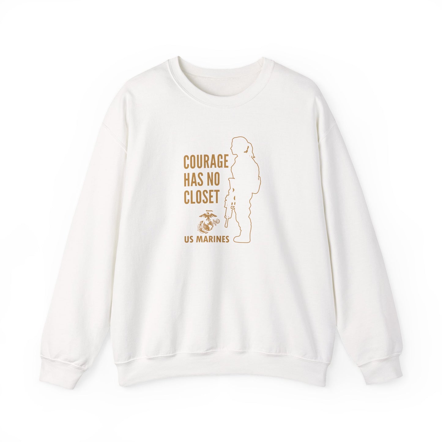 Courage Has No Closet US Marines Crewneck Sweatshirt