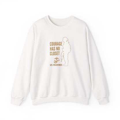 Courage Has No Closet US Marines Crewneck Sweatshirt