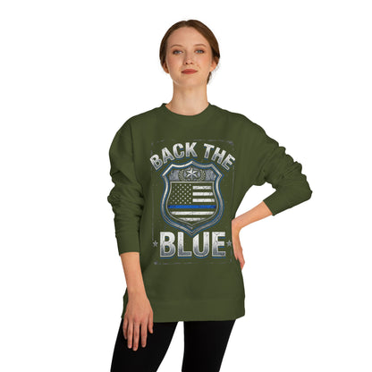Back the Blue Sweatshirt — Police Support Crewneck